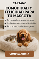 Cama Antiestrés Ultra Suave para Perros y Gatos – Entrega en Medellín