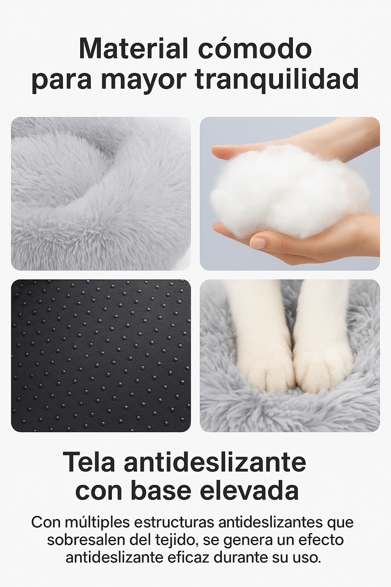 Cama Antiestrés Ultra Suave para Perros y Gatos – Entrega en Medellín