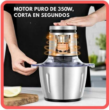 🔥 TRITURADOR ELÉCTRICO MULTIFUNCIONAL-Corta, tritura y prepara tus alimentos en segundos ⚡