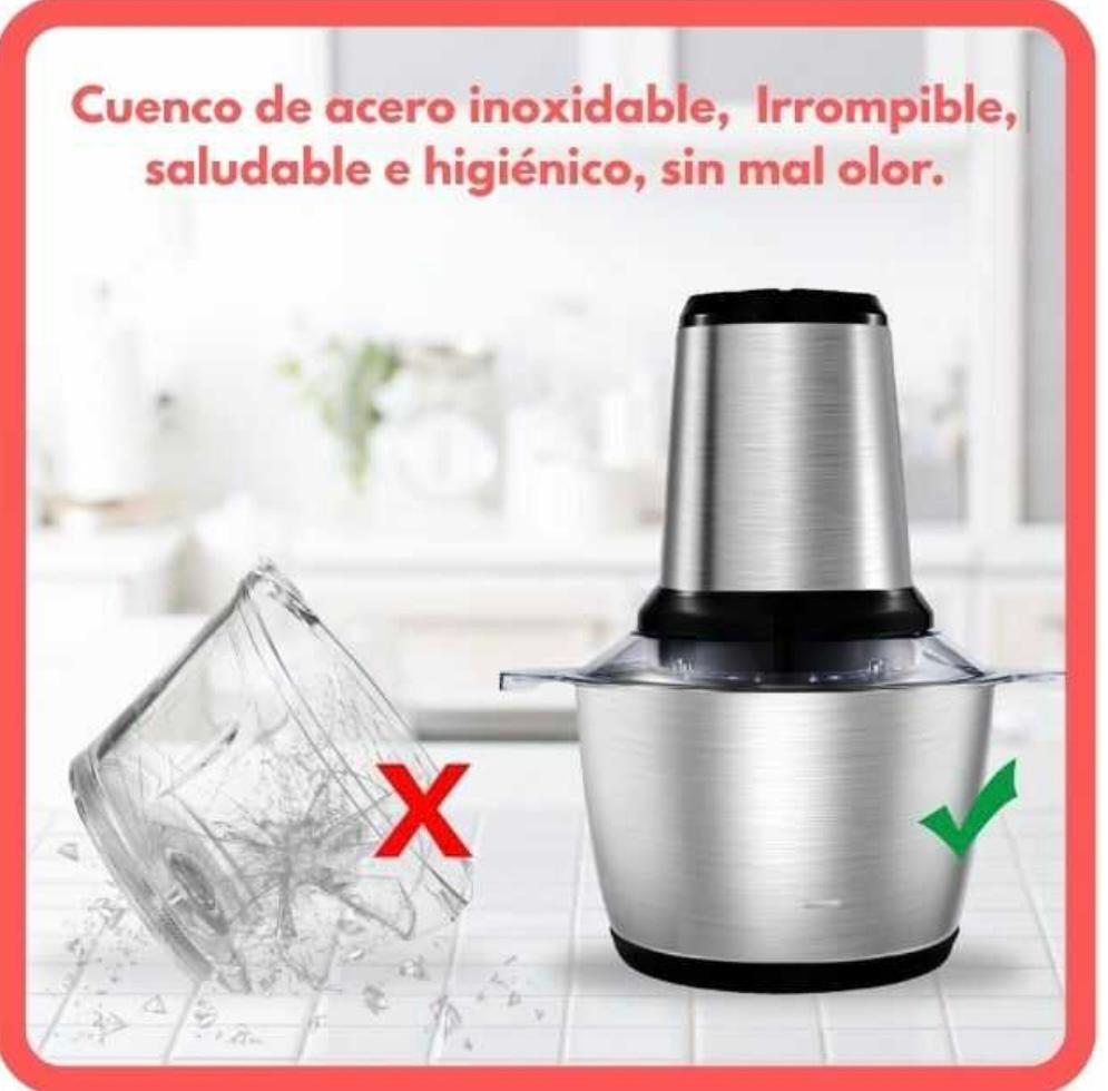 🔥 TRITURADOR ELÉCTRICO MULTIFUNCIONAL-Corta, tritura y prepara tus alimentos en segundos ⚡