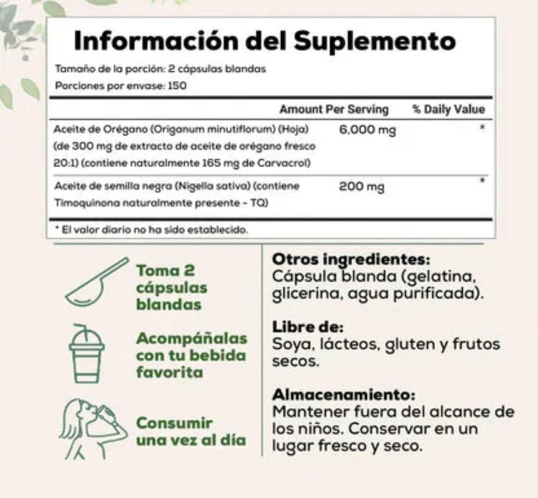 🌿 Oil of Oregano – El Secreto Natural para un Cuerpo Más Fuerte ✨