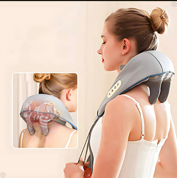 ¡Masajeador cervical inteligente – Alivio Instantáneo para Dolores y Estrés! ✨💆‍♂️💆‍♀️